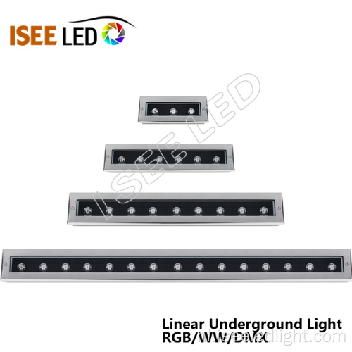 Lange strip-led DMX-besturing voor ondergronds licht